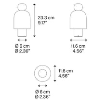 Lade das Bild in den Galerie-Viewer, Akku-Tischleuchte LED EASY PEASY - Chestnut