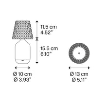 Lade das Bild in den Galerie-Viewer, Akku-Tischleuchte LED VALENTINA - gold poliert