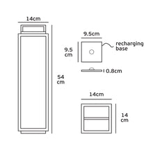 Lade das Bild in den Galerie-Viewer, Akku-Stehleuchte LED LETTI large - schwarz