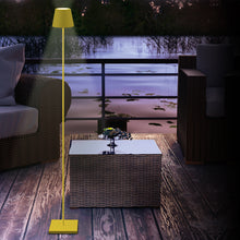 Lade das Bild in den Galerie-Viewer, Akku-Stehleuchte NUINDIE gelb / rund