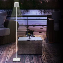 Lade das Bild in den Galerie-Viewer, Akku-Stehleuchte NUINDIE weiß / rund