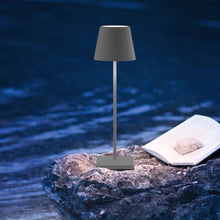 Lade das Bild in den Galerie-Viewer, Akku-Tischleuchte NUINDIE anthrazit / rund