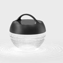 Lade das Bild in den Galerie-Viewer, Akku-Bodenleuchte mit Solar aqu s - jet black