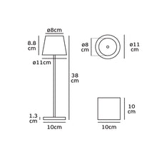 Lade das Bild in den Galerie-Viewer, Akku-Tischleuchte LED STELLA small - rusty brown
